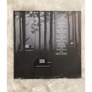 Classical Vinyl of Bach Concerto for 3 Pianos and Mozart's Concerto for 3 Pianos